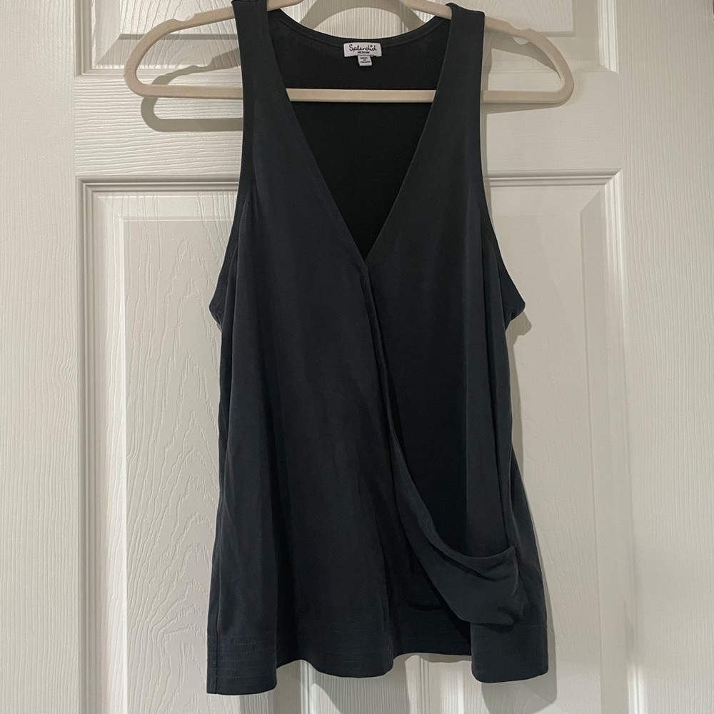 Splendid Drapey Racerback Tank Top